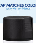 Painter's Touch 2X Ultra Cover Spray Paint in Flat Black cap showing color match and confidence