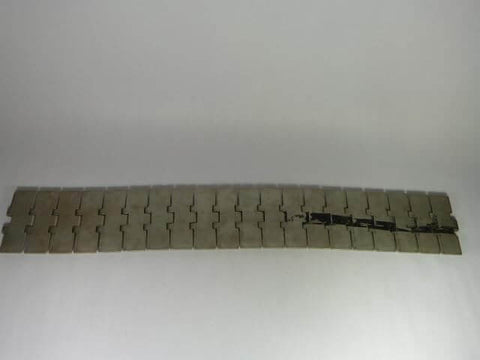 Flat Top Metal Conveyor Chain For Industrial Belts, 30 Inch Length, 20 Links, Rexnord SS815, Used And In Good Condition