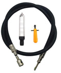Flexible Shaft Grinder Carver Rotary Tool Set with cord and attachments for carving and drilling.