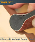 Close-up of contour sanding grip from Flexible Contour Sanding Set With 3 Foam Pad Thicknesses And 6 Grip Sanding Pads.