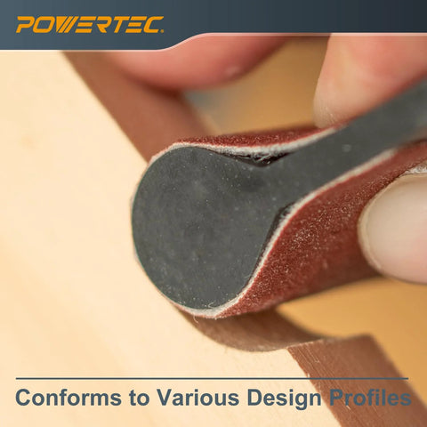 Close-up of contour sanding grip from Flexible Contour Sanding Set With 3 Foam Pad Thicknesses And 6 Grip Sanding Pads.