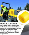 Flexible Coupler Sleeve For RD Series Rollers Compatible With Wacker Neuson RD880 RD11 RD12-90 Part 0078795 5000178336