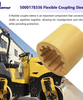 Flexible Coupler Sleeve Replacement For Wacker Neuson RD11 RD12-90 RD16-100 RD880, showing shock absorption and vibration dampening features.