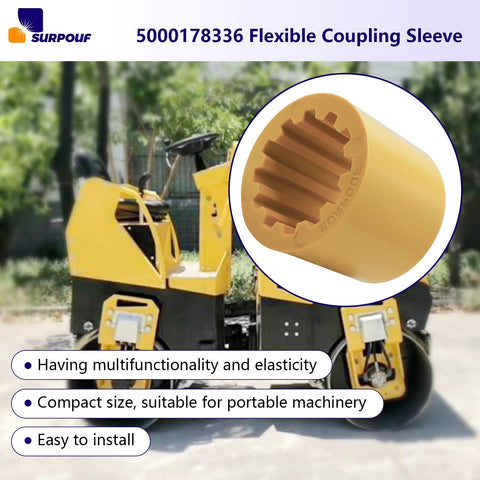 Flexible Coupler Sleeve Replacement For Wacker Neuson RD11 RD12-90 RD16-100 RD880 with Shock Absorption Vibration Dampening