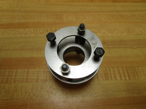 Front view of Close Coupled Flexible Disc Shaft Coupling Size 62 With 1.34 Inch Center Member Length And 2.44 Inch Outer Diameter For High Torque Applications PN 814415 Rexnord Brand