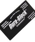 Ultra-Flex 5.6 Inch Sanding Block Holder Pad for wet and dry sandpaper, black EVA rubber, front view displaying label and branding