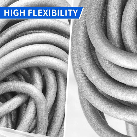 Foam Backer Rod For Concrete Gaps And Joints, 33 Feet Long, Half Inch Diameter, showcasing high flexibility curling