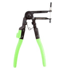 Flexible Hose Clamp Pliers For Automotive Radiator And Heater Hoses Install And Remove Spring Clamps With Green Handles