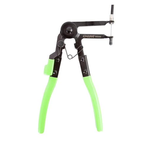 Flexible Hose Clamp Pliers For Automotive Radiator And Heater Hoses Install And Remove Spring Clamps With Green Handles