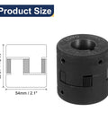 Flexible Three Piece L Jaw Coupling Set For Log Splitter And Hybrid Equipment, one inch bore, product size diagram