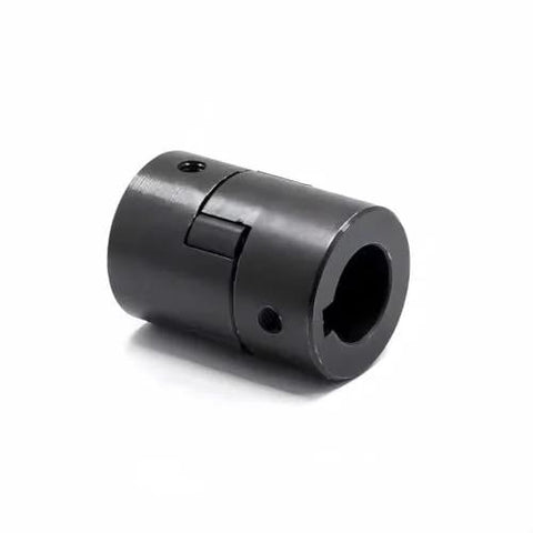 Flexible L075 3-Piece L-Jaw coupling kit with an NBR rubber insert showing front view with smooth torque transfer design.