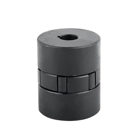 1/2" to 1" L075 Flexible 3-Piece L-Jaw Coupling Coupler Set & Buna-N NBR Rubber Spider for Log Wood Splitter front view
