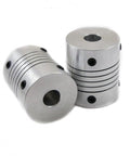 Flexible Parallel Aluminium Jaw Shaft CNC Coupling D19-L25-4X8MM - VXB Ball Bearings