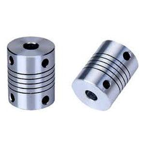 Flexible Parallel Aluminium Jaw Shaft CNC Coupling D19-L25-5x6.35mm - VXB Ball Bearings
