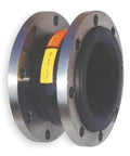 Expansion Joint 8 Inch Single Sphere Flexible Pipe Connector, 225 PSI At 72F, Temperature Range -50 To 230F with 8 Bolt Holes