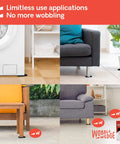 Flexible Plastic Leveling Shims Set 75 Pack for home improvement furniture levelers used on appliances and furniture