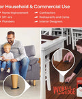 Flexible Plastic Leveling Shims Set 75 Pack for Home Improvement, shown leveling a table and couch for stability.