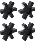 Flexible Rubber Inserts For L075 And L090 Couplings Pack Of 4 Black Fits Lovejoy Martin And L Jaw Couplings