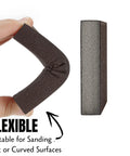 Flexible sanding sponge from Sanding Sponge Set 4 Pack 60 80 120 220 Grit For Wood Metal Drywall