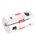 Flexible Shaft Coupling Half Inch To Half Inch Bore L66xD40 with M6 screws for Servo Stepped Motor, damping vibration and compensating misalignment.