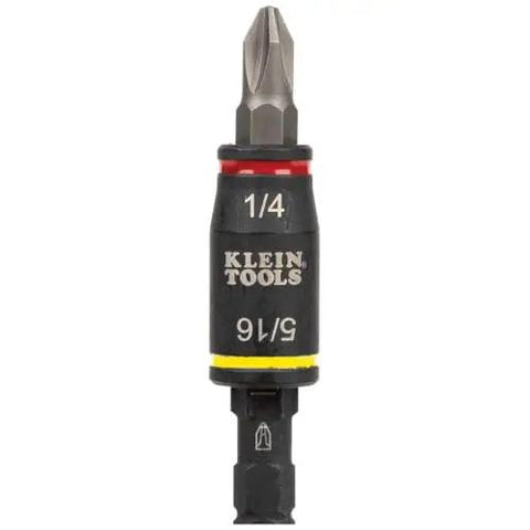 Flip Socket Kit for Impact Drivers 3-In-1 With 1/4 Inch And 5/16 Inch Hex Drivers, Klein Tools 32767 front view