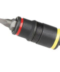 Close-up of a 7 In 1 Flip Socket Set For Impact Drivers With Handle And Bit Holder By Klein Tools Magnetic Rare Earth Magnet