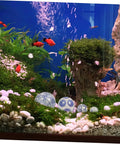 4pcs Floating Ceramic Balls Decorative Porcelain Orbs for Fish Tank Home Ornament and Pool Decor Hand-Painted Pattern