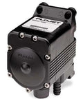 Flojet G57 Series Pump, Air Driven, black, with visible ports and branded label