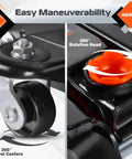 2.5 Ton Floor Jack For Cars With Low Profile Design AV Heavy Duty Steel Hydraulic Floor Jack With Single Piston Pump