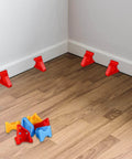 Flooring Spacers Set For Laminate Vinyl Plank And Hardwood Floors Dual Precision Sizes One Quarter Inch And One Third Inch Gaps