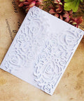 Metal Flower Wedding Invitation Border Die Cuts Set With Cutting Dies And Embossing Stencils Template for Card Making