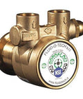 Fluid-O-Tech Gold Rotary Vane Pump, 3/8 Inlet/Outlet, Max Flow 78 GPH, Min Flow 64 GPH, Brass Body, Above Ground Style