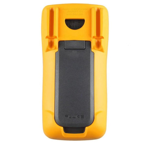 Back view of Fluke 17B+ Digital Multimeter for Electrical Applications, Measures AC/DC Voltage 1000V, Current to 10A