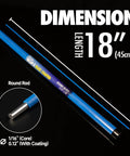 Pro Grade Flux Coated BCuP5 Brazing Rods With Fifteen Percent Silver For Phos Copper Brazing Alloys 18-inch length