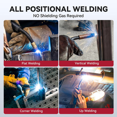 Flux Core Welding Wire.030 E71T-GS Mig Welding Wire 2 Pound Spool gasless all-position welding demonstration