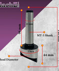 2 Inch Fly Cutter With 3MT Shank For Milling And Lathe Machines Replaceable Carbide Insert Indexable Tool Holder