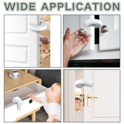 Six Pack Door Finger Pinch Guard Set For Open Doors Anti Slam Foam Stopper on doors and drawers preventing finger pinching