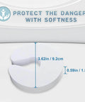 Door Pinch Guard For Kids And Pets, Soft Foam Baby Proof Door Stopper Keeps Little Fingers Safe, prevents door slams