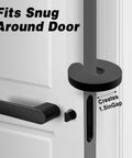 Six Pack Baby Door Pinch Guards for Finger Protection, Slam Prevention, and Kid Safe Pet Room Safety installed on door edge