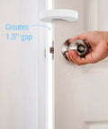 Door Pinch Guard Baby Door Stopper 6 Pack Soft Foam Keeps Tiny Fingers Safe and Doors From Slamming installed on door edge