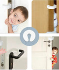 Door Pinch Guard For Kids And Pets, Soft Foam Baby Proof Door Stopper Keeps Little Fingers Safe, prevents slams and injuries