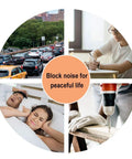 Foam Earplugs 200 Pair Pack For Noise Reduction 32 dB NRR Soft Comfortable Self Adjusting Ear Plugs for various noise environments