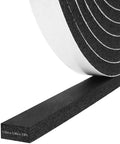 Foam Insulation Tape Self Adhesive, 1/2In x 1/4In x 33Ft Weather Stripping, black neoprene foam roll
