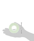 Double Sided Urethane Foam Tape With Super Sticky Acrylic Adhesive For Bonding Attaching And Mounting White 1 Inch By 5 Yard Roll Gap Filling On Textured Or Uneven Surfaces shown in hand for size reference.