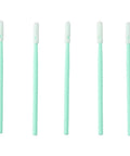 Five Foam Tip Cleaning Swabs 200 Pack 2.75 Inch Lint Free For Inkjet Printers Printheads And Delicate Electronics with Green PP Handle