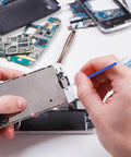 Person using a Five Type Foam Tip Cleaning Swabs Kit Pro Grade For Delicate Surfaces And Cleanroom Use on electronics