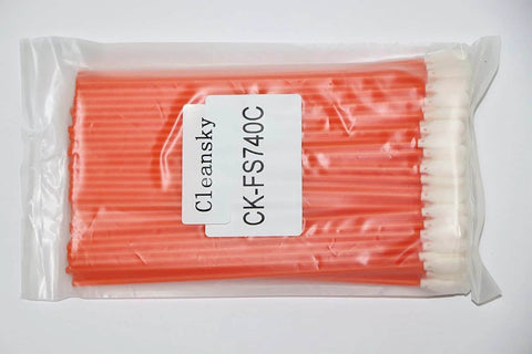 100 Count Six Point Four Inch Long Handle Cleaning Swabs Kit With Open Cell Foam Tips For Firearm Gun Cleaning Cameras Optical Lenses Electronics And Detailing CK FS740 Pro Grade