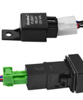Fog Light Wiring Harness Kit Rugged With 40A Relay And On Off Switch H11 H9 880 881 Socket Plug And Play Wire Connector