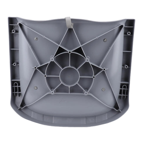 UPALDHOU foldable boat seat base, gray high-strength PP frame, underside cross-brace lattice