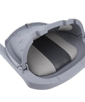 Foldable boat seat UPALDHOU by Amazon with high-strength PP frame and gray PVC leather cushion
